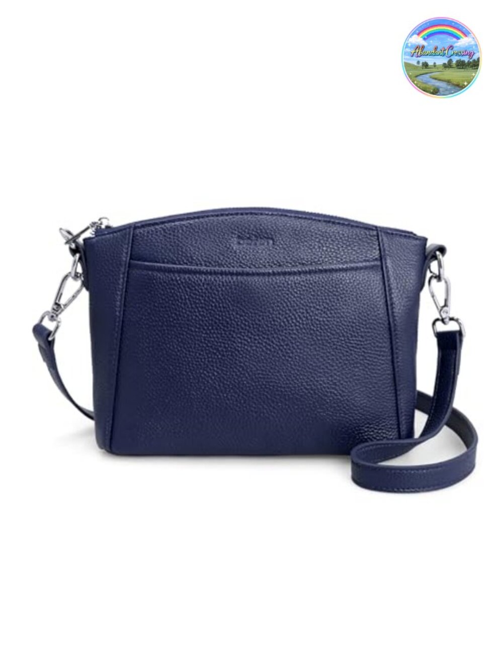Genuine Leather Anti-Theft Small Crossbody Bag RFID Travel Purse